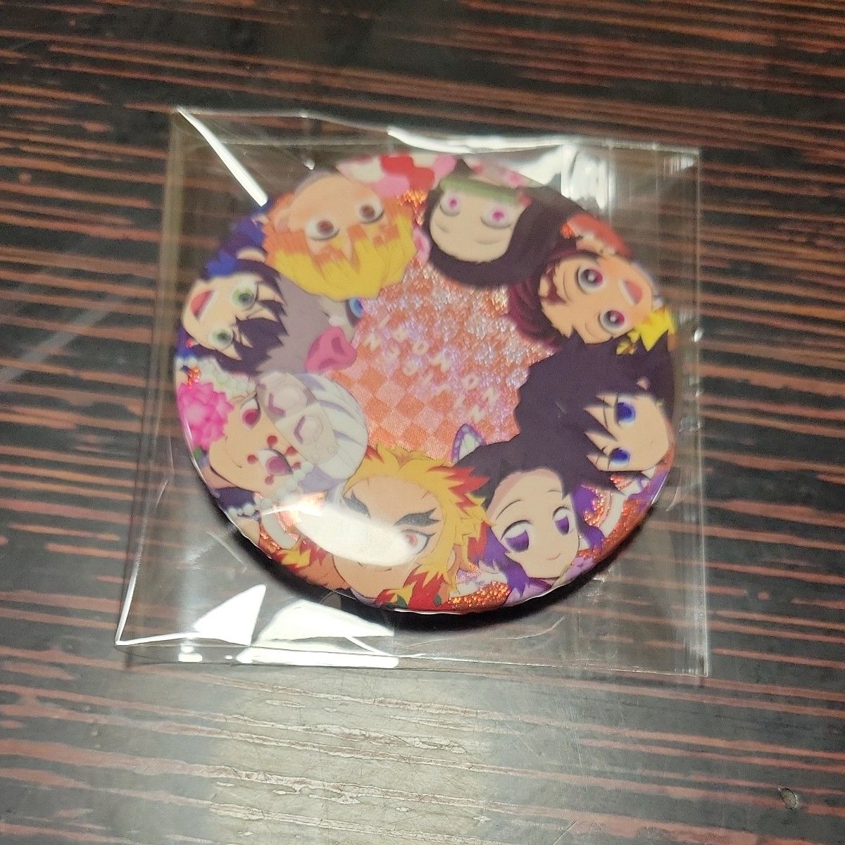ネオン缶バッジA 56mm 鬼滅の刃 ニジゲンノモリ シークレット