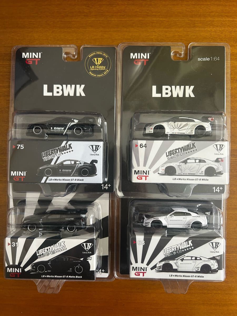 MINIGT GT-R35 LBWK 4台セット Yahoo!オークション - MINI GT LBWK NISSAN GT-R 4台セット R35