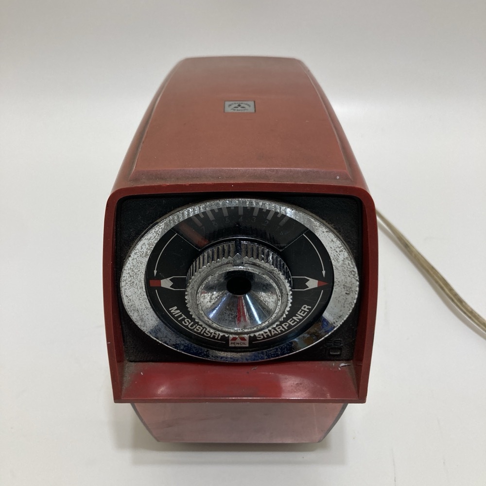 ES-10型 三菱 電動(dòng)シャープナー 鉛筆削り 電動(dòng) 動(dòng)作確認(rèn)済み★K3039E1