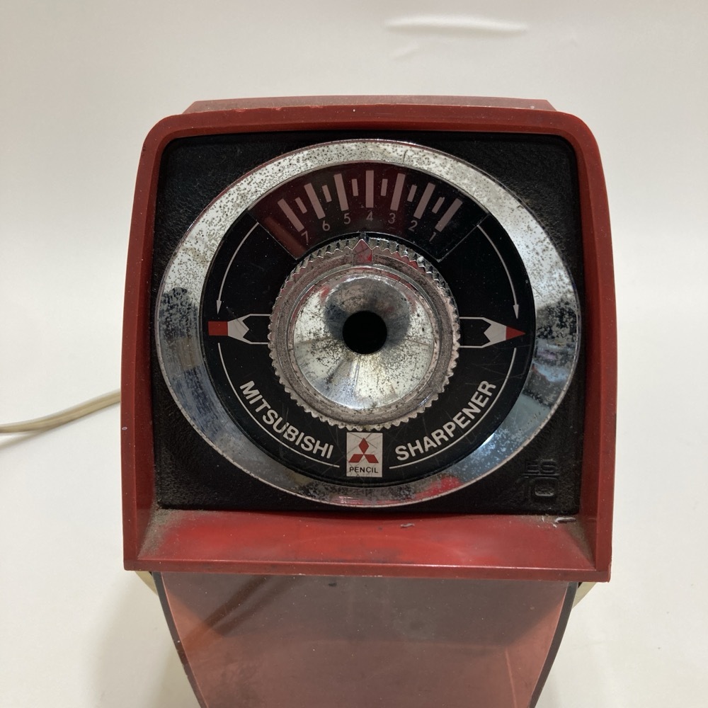 ES-10型 三菱 電動(dòng)シャープナー 鉛筆削り 電動(dòng) 動(dòng)作確認(rèn)済み★K3039E1