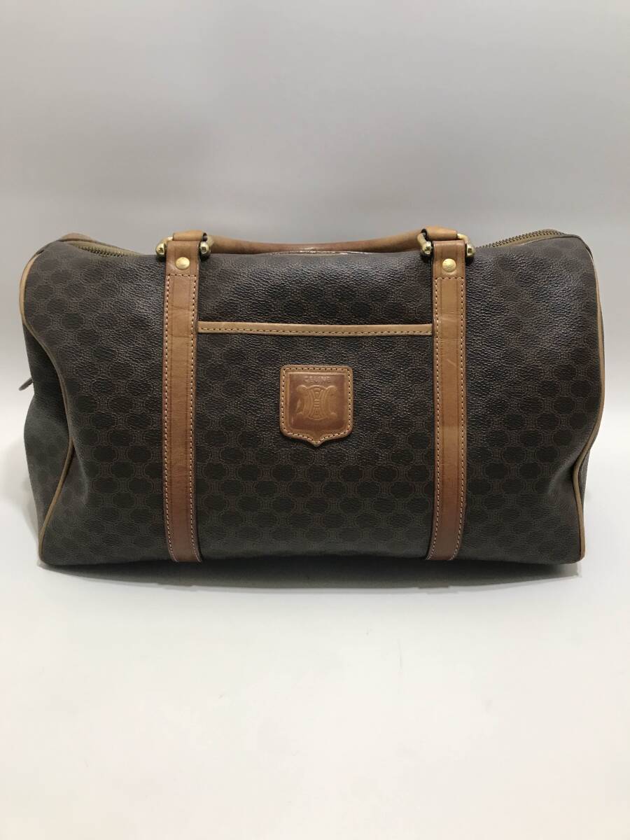 CELINE セリーヌ マカダム柄 　ハンドバッグ　ミニボストンバッグ ★K3045S