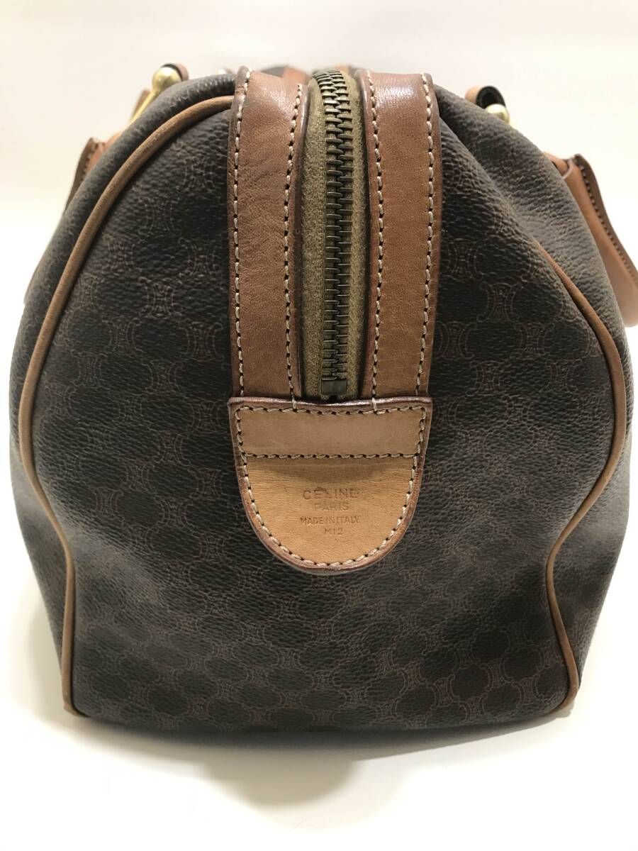 CELINE セリーヌ マカダム柄 　ハンドバッグ　ミニボストンバッグ ★K3045S