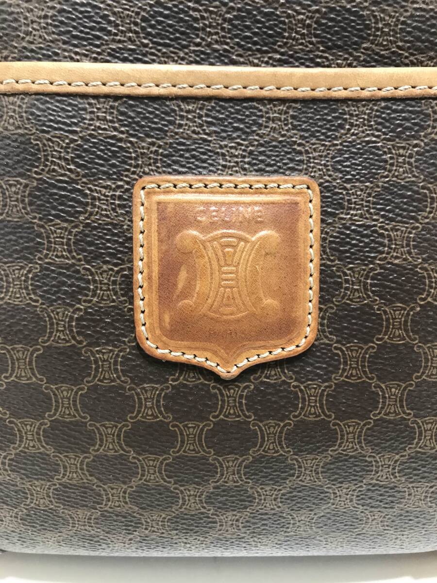 CELINE セリーヌ マカダム柄 　ハンドバッグ　ミニボストンバッグ ★K3045S