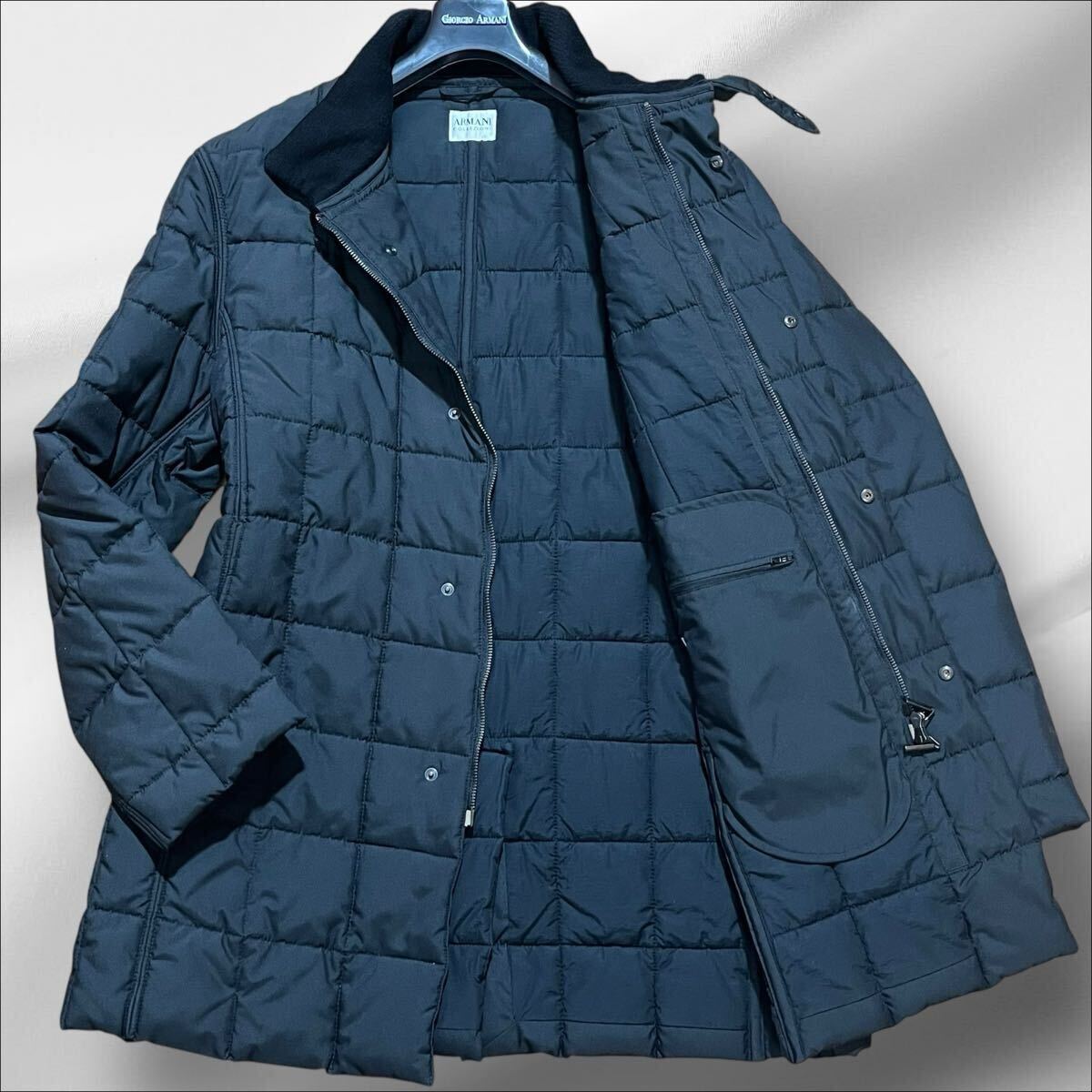 定価30万!!!魅惑のレザー使い!!!【ARMANI COLLEZIONI アルマーニ 定価30万!!!魅惑のレザー使い!!!【ARMANI COLLEZIONI アルマーニ