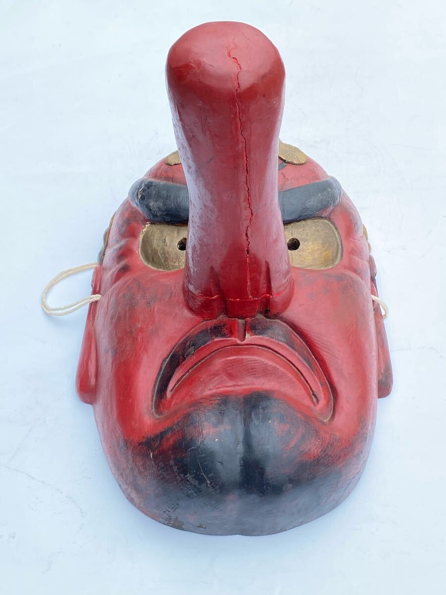 福蔵】木彫り お面 壁掛け 天狗面 飾物 魔除け 特大型 縁起物 福蔵】木彫り お面 壁掛け 天狗面 飾物 魔除け 特大型 縁起物