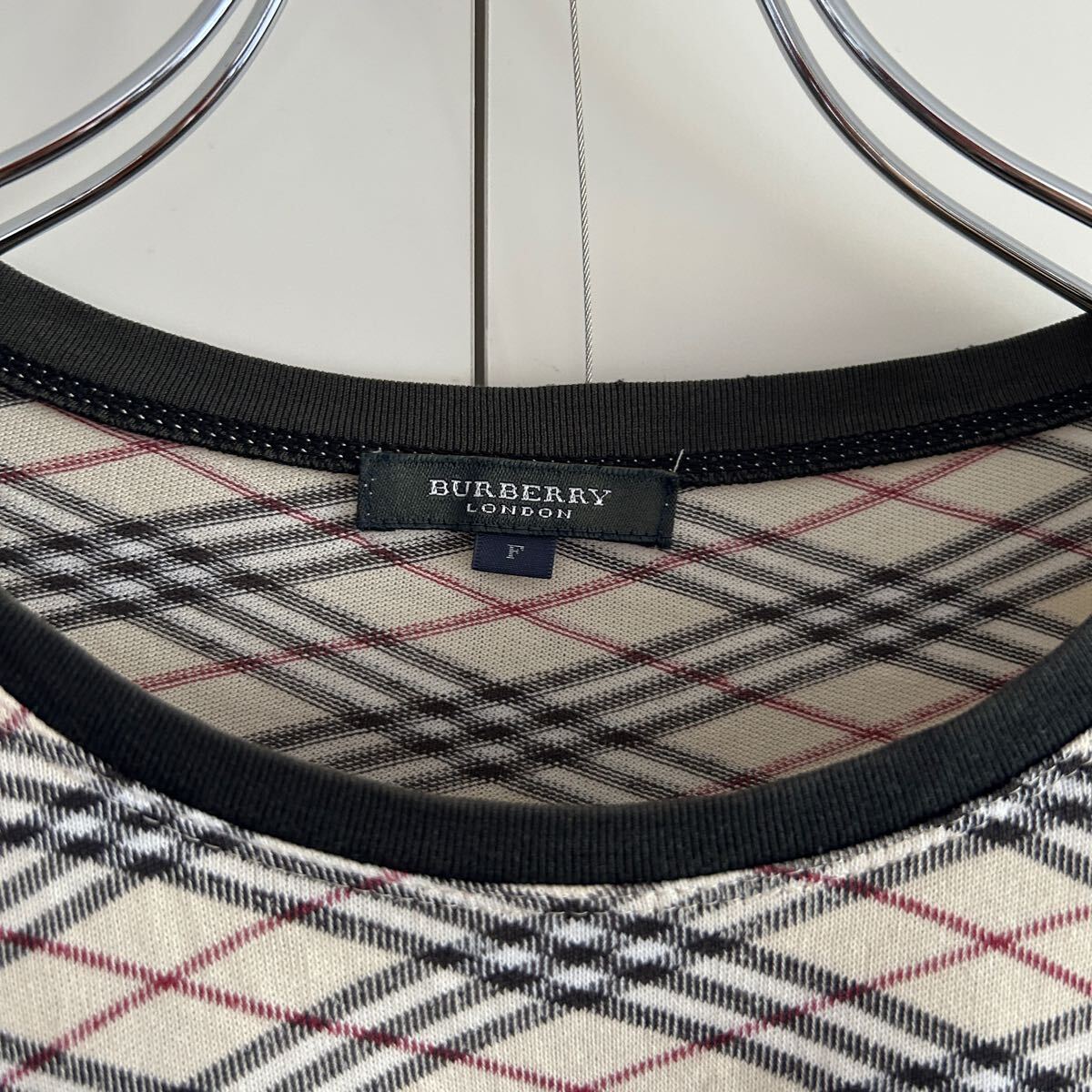 BURBERRY LONDON バーバリーロンドン ノバチェック カットソー T BURBERRY LONDON バーバリーロンドン ノバチェック カットソー T