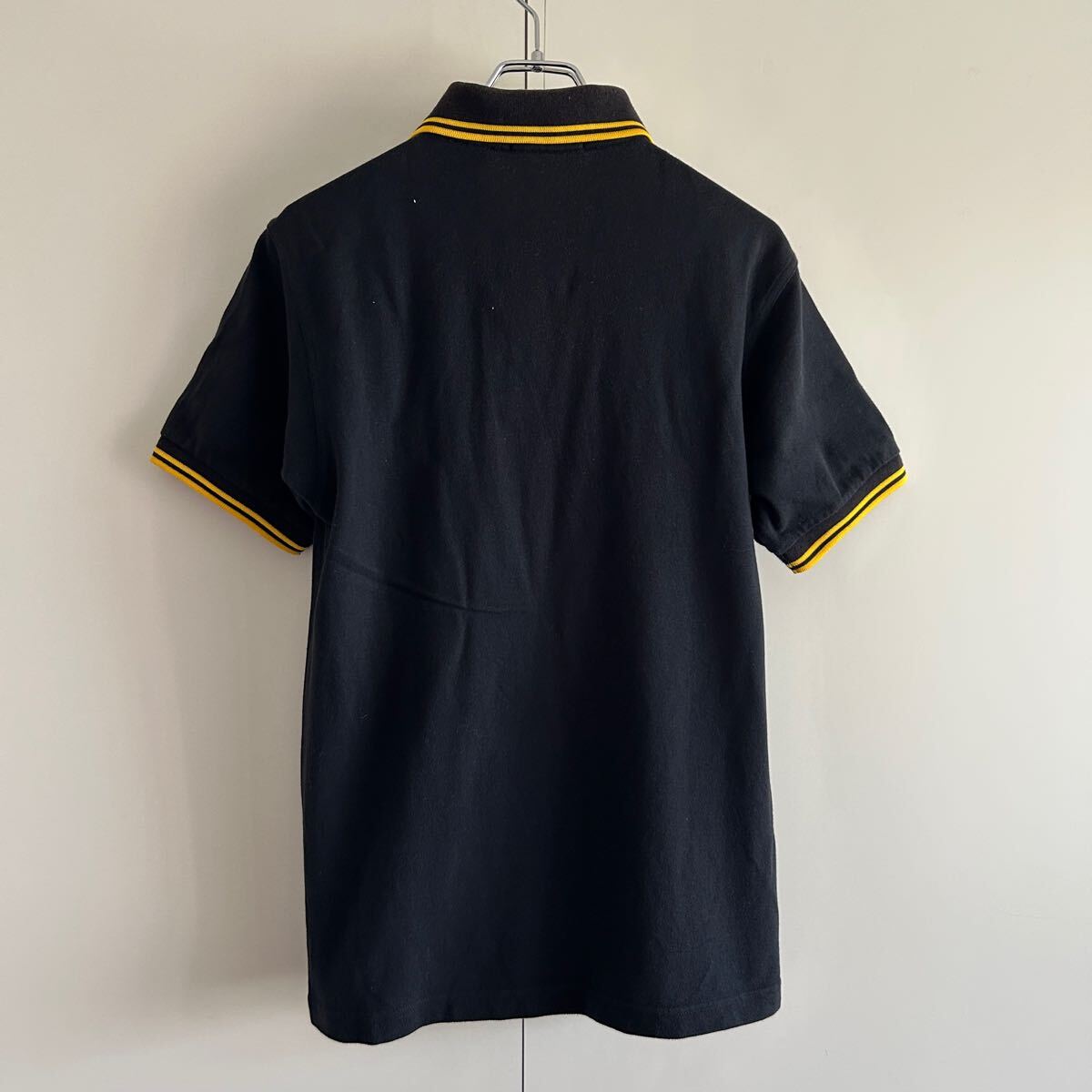 FRED PERRY フレッドペリー 半袖ポロシャツ S 鹿の子 ブラック FRED PERRY フレッドペリー 半袖ポロシャツ S 鹿の子 ブラック