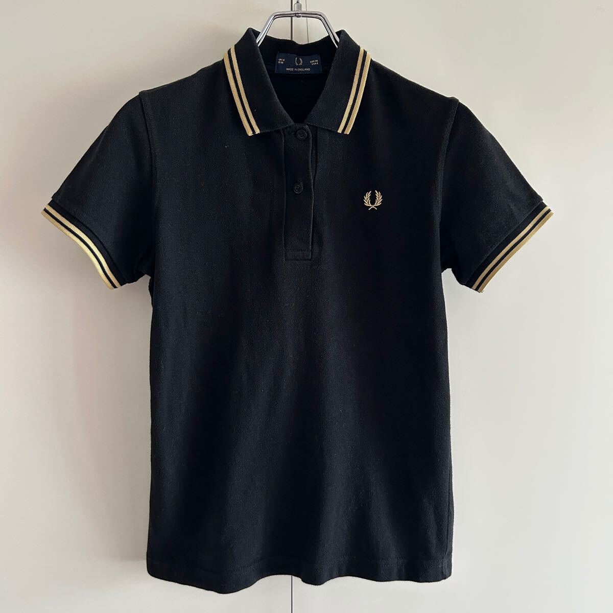 FRED PERRY フレッドペリー ENGLAND製 半袖ポロシャツ 40 鹿の子 FRED PERRY フレッドペリー ENGLAND製 半袖ポロシャツ 40 鹿の子