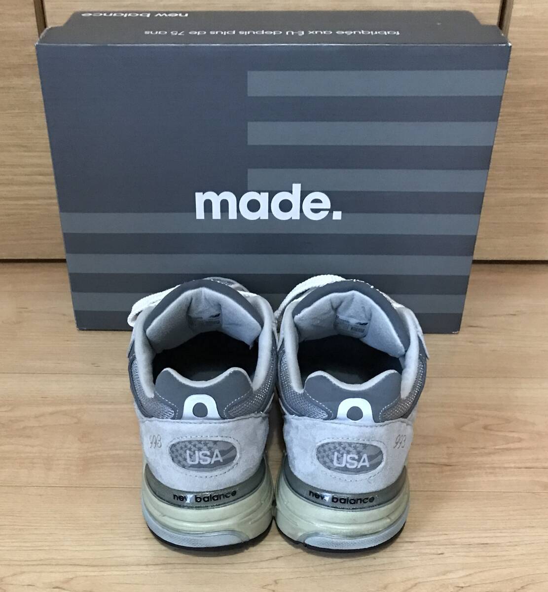 New Balance 993 MR993GL スニーカー グレー US9 5 27 5cm D New Balance 993 MR993GL スニーカー グレー US9 5 27 5cm D