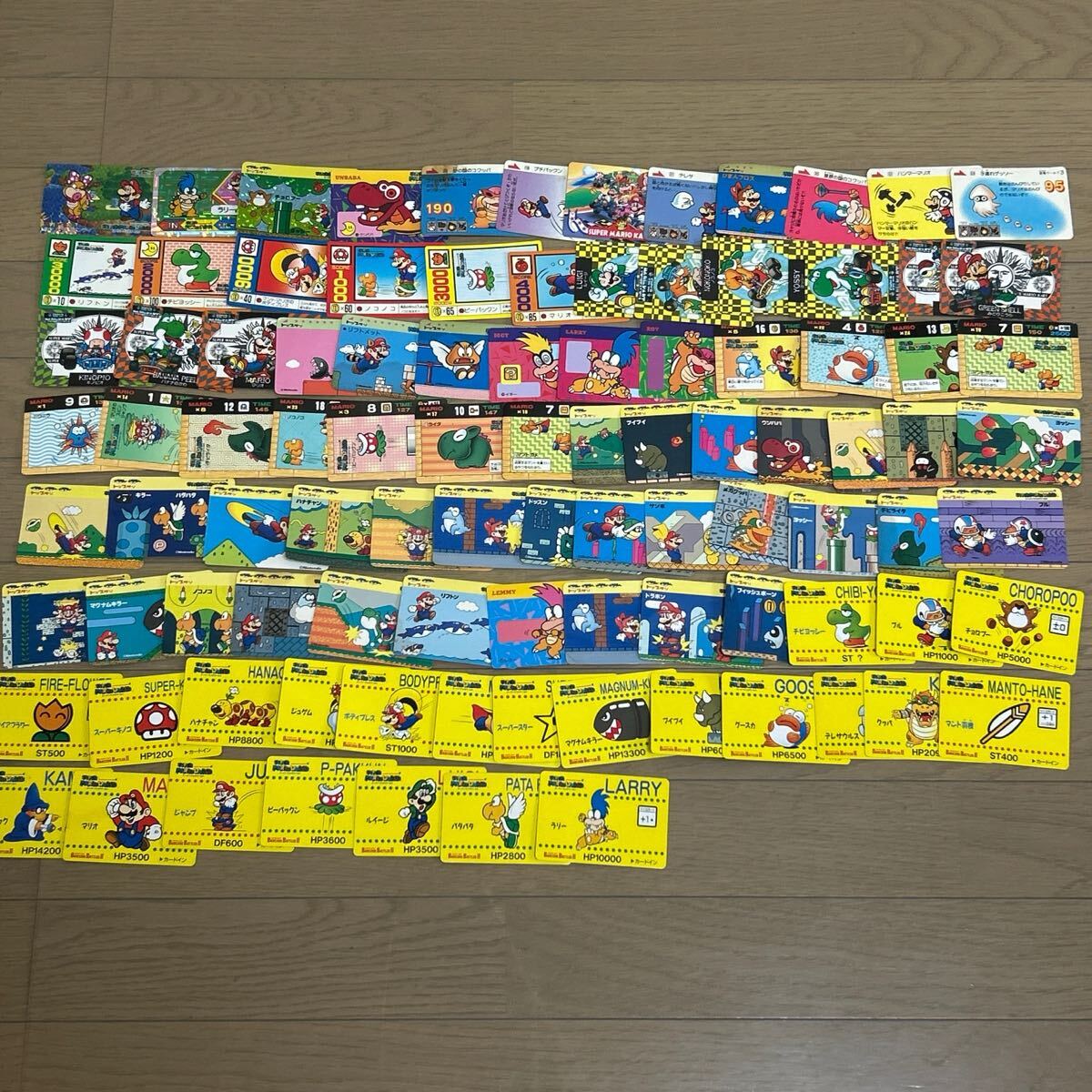 スーパーマリオ マリオ カードダス まとめ売り カード 85枚 キラ スーパーマリオ マリオ カードダス まとめ売り カード 85枚 キラ