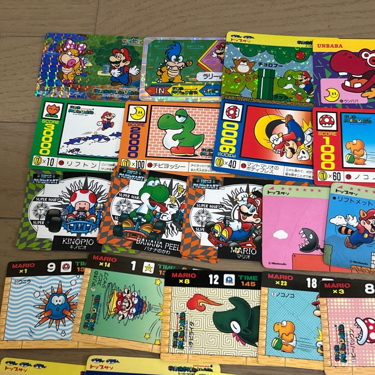 スーパーマリオ マリオ カードダス まとめ売り カード 85枚 キラ スーパーマリオ マリオ カードダス まとめ売り カード 85枚 キラ