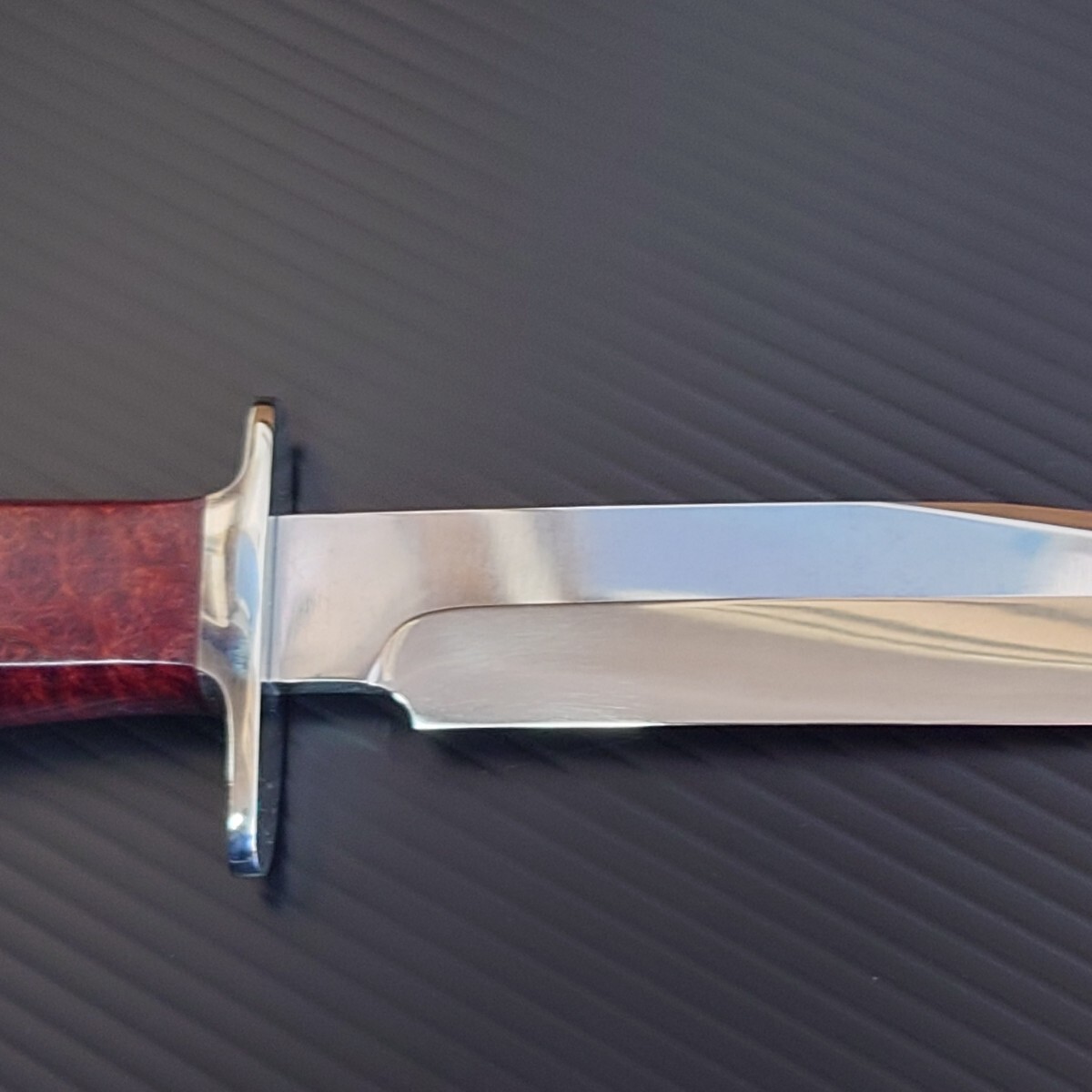 刀匠 加藤清志 玉鋼鍛造 カスタムナイフ 未使用 ダブルヒルト 刀匠 加藤清志 玉鋼鍛造 カスタムナイフ 未使用 ダブルヒルト