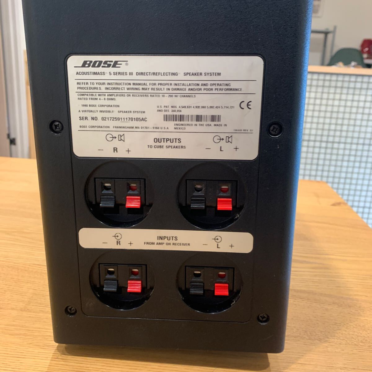 BOSE ボーズ アメリカンサウンドシステム オーディオスピーカー BOSE ボーズ アメリカンサウンドシステム オーディオスピーカー