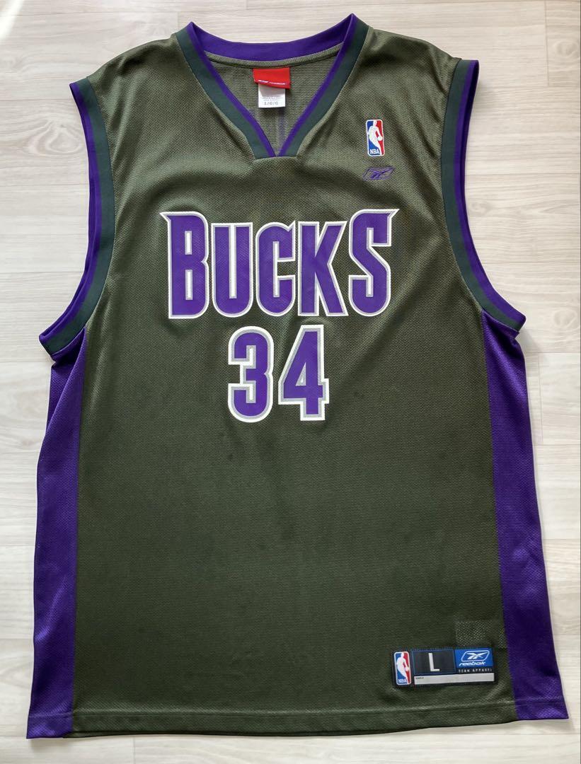 希少】 NBA BUCKS レイ・アレン reebok リーボック製 希少】 NBA BUCKS レイ・アレン reebok リーボック製
