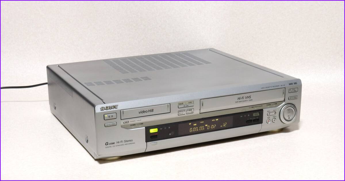 SONY Hi8/VHS Wデッキ 【 WV-H6 】 CD版説保証付完動品(8ミリ SONY Hi8/VHS Wデッキ 【 WV-H6 】 CD版説保証付完動品(8ミリ