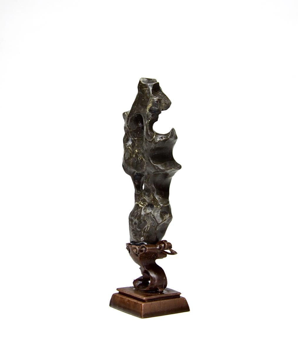 古美術品 唐物中国美術本時代 盆景 盆石 水石 鑑賞石 台付 太湖 古美術品 唐物中国美術本時代 盆景 盆石 水石 鑑賞石 台付 太湖