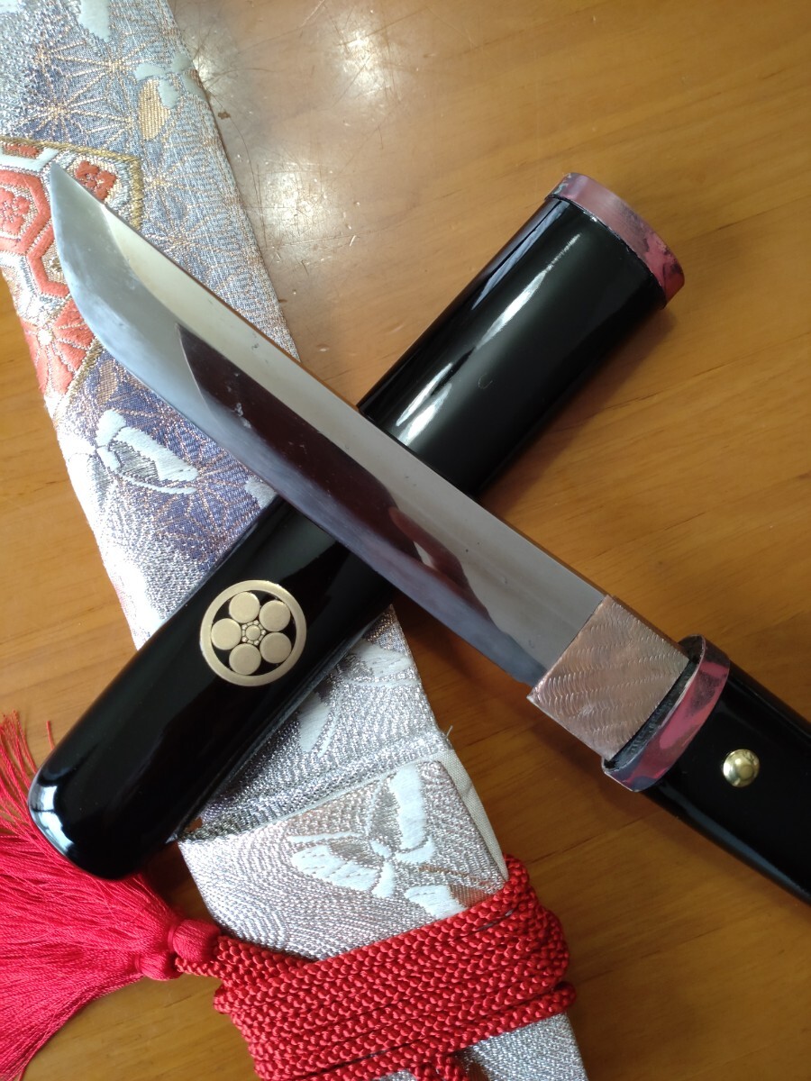 日本刀 短刀 在銘(兼久)合法サイズ刃面は光沢があり刃欠けは 日本刀 短刀 在銘(兼久)合法サイズ刃面は光沢があり刃欠けは