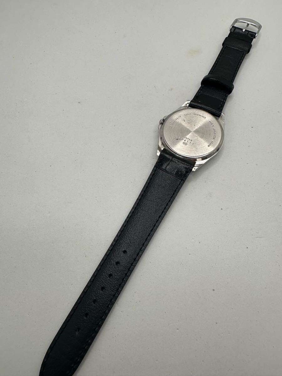 【 SEIKO】 腕時計 V733-7A00 クォーツ　中古品　稼動品　ベルト交換済み　123-4
