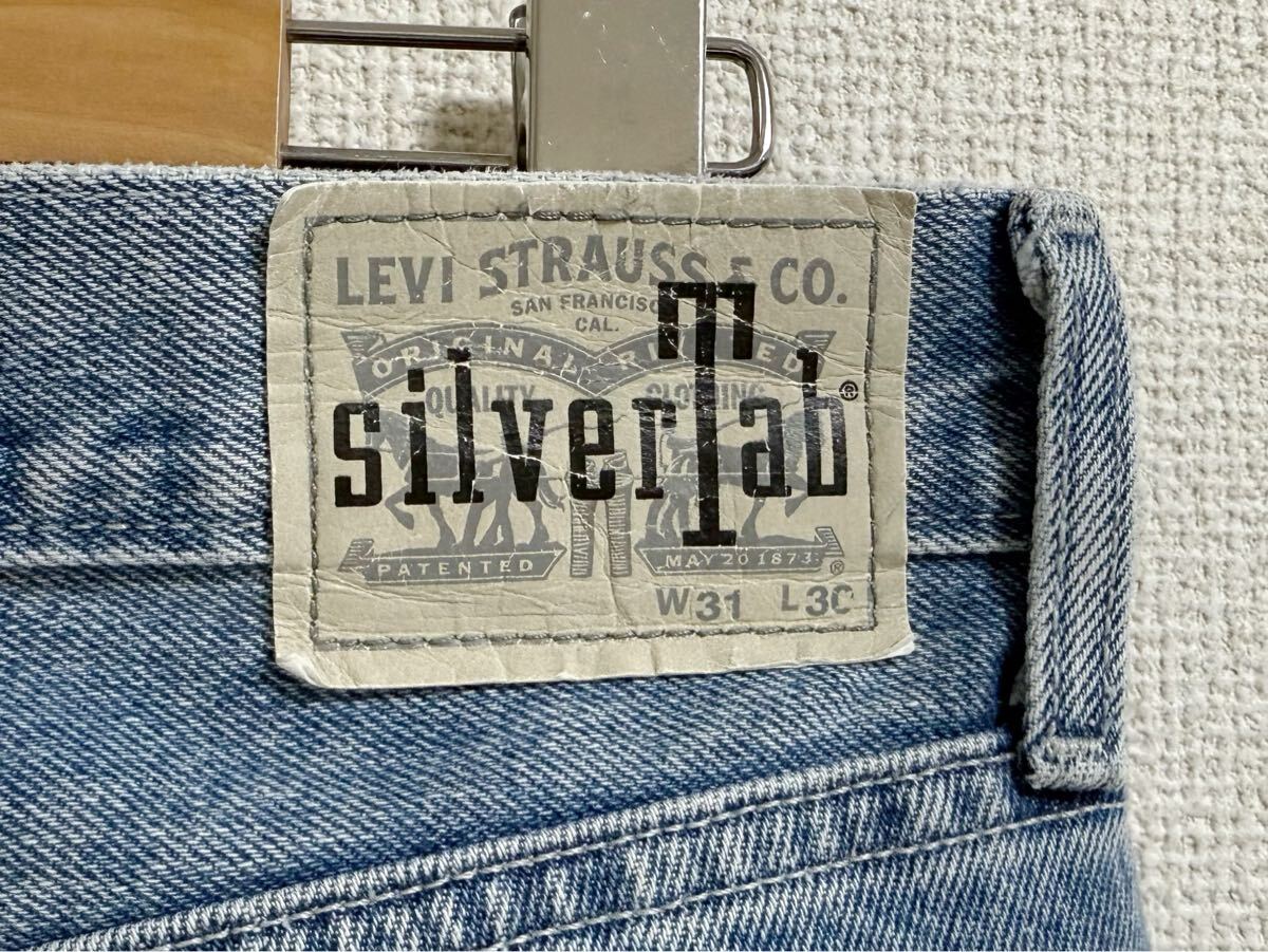 超レア LEVI'S シルバータブ BAGGY W31 裾上げ無し /リーバイス 超レア LEVI'S シルバータブ BAGGY W31 裾上げ無し /リーバイス