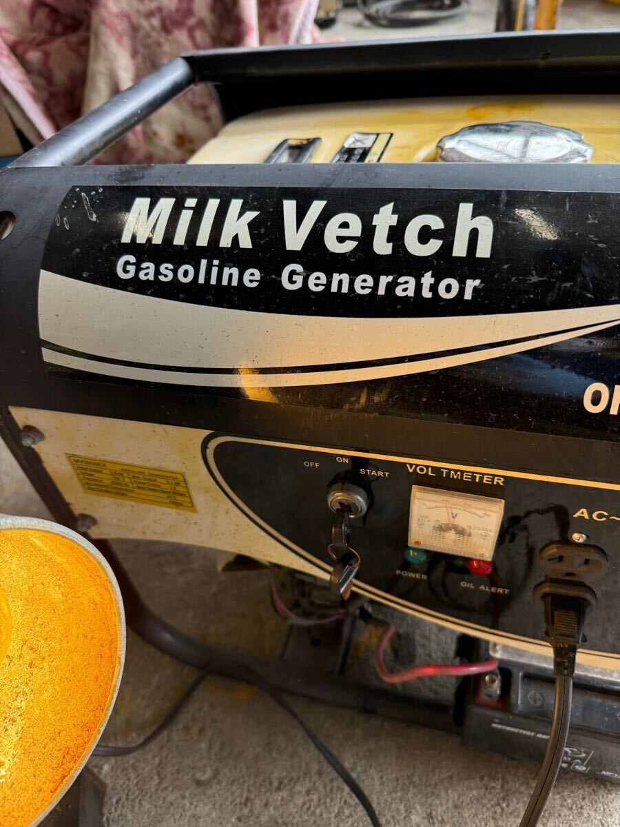 [1 иен старт ]MILK VETCH GASOLIN GENERATO MV 3500EX рабочее состояние подтверждено генератор 