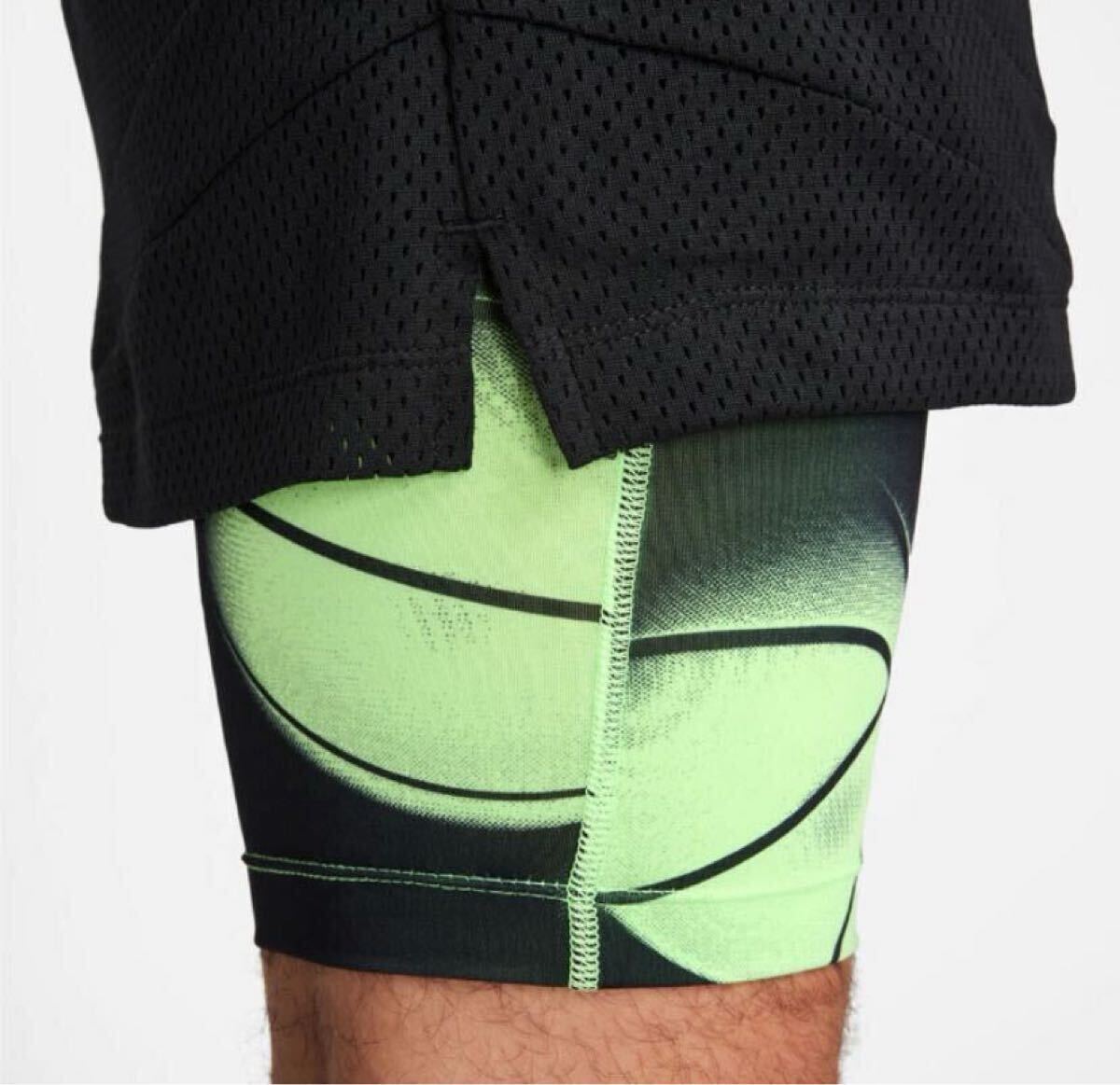 新品 2XLサイズ　NIKE ナイキ　Dri-FIT2イン1_10cmバスケットボールショートパンツハーフパンツ　ジャモラント　JA