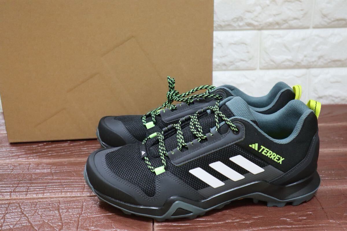  новый товар 26.5.adidas Adidas Terrex AX3 мужской Trail обувь уличная обувь высокий King чёрный желтый 