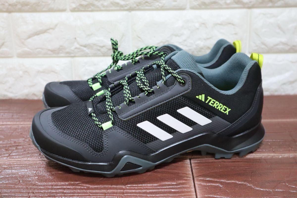  новый товар 26.5.adidas Adidas Terrex AX3 мужской Trail обувь уличная обувь высокий King чёрный желтый 