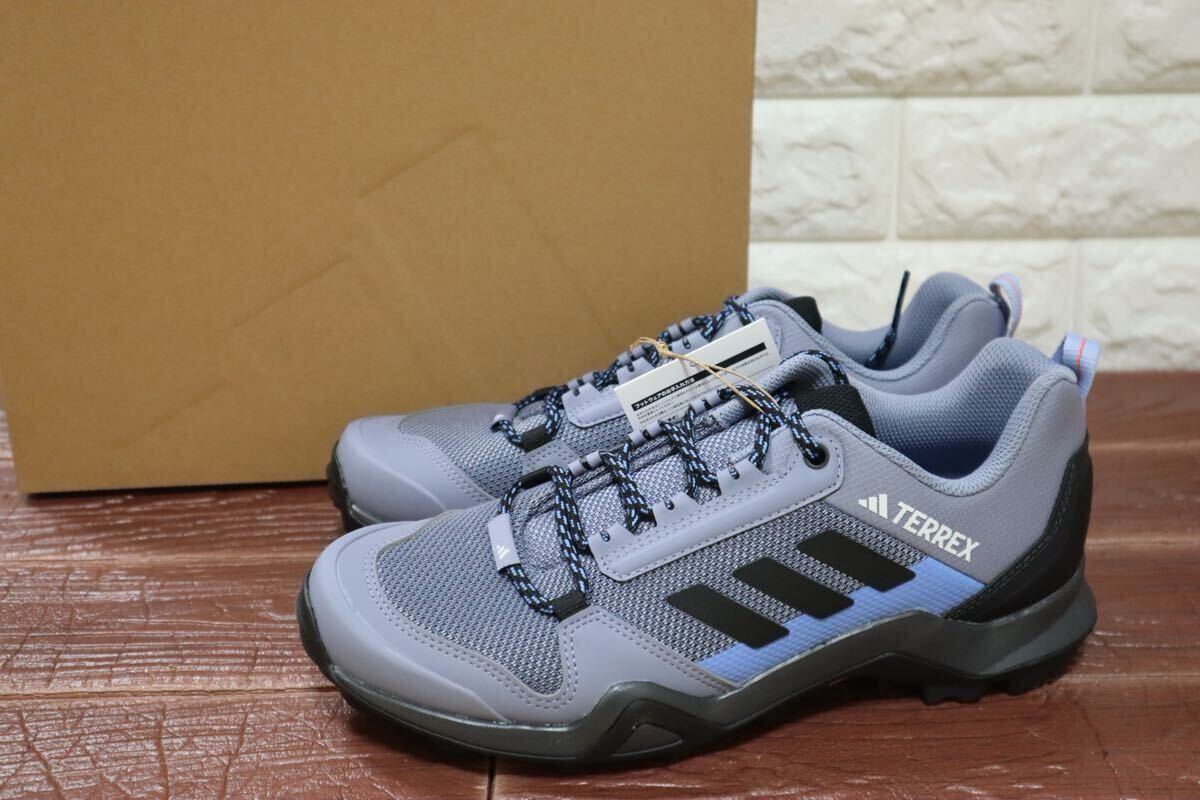 新品 26㎝　adidas アディダス　Terrex AX3 メンズ　トレイルシューズ　アウトドアシューズ　ハイキング　ライトパープル