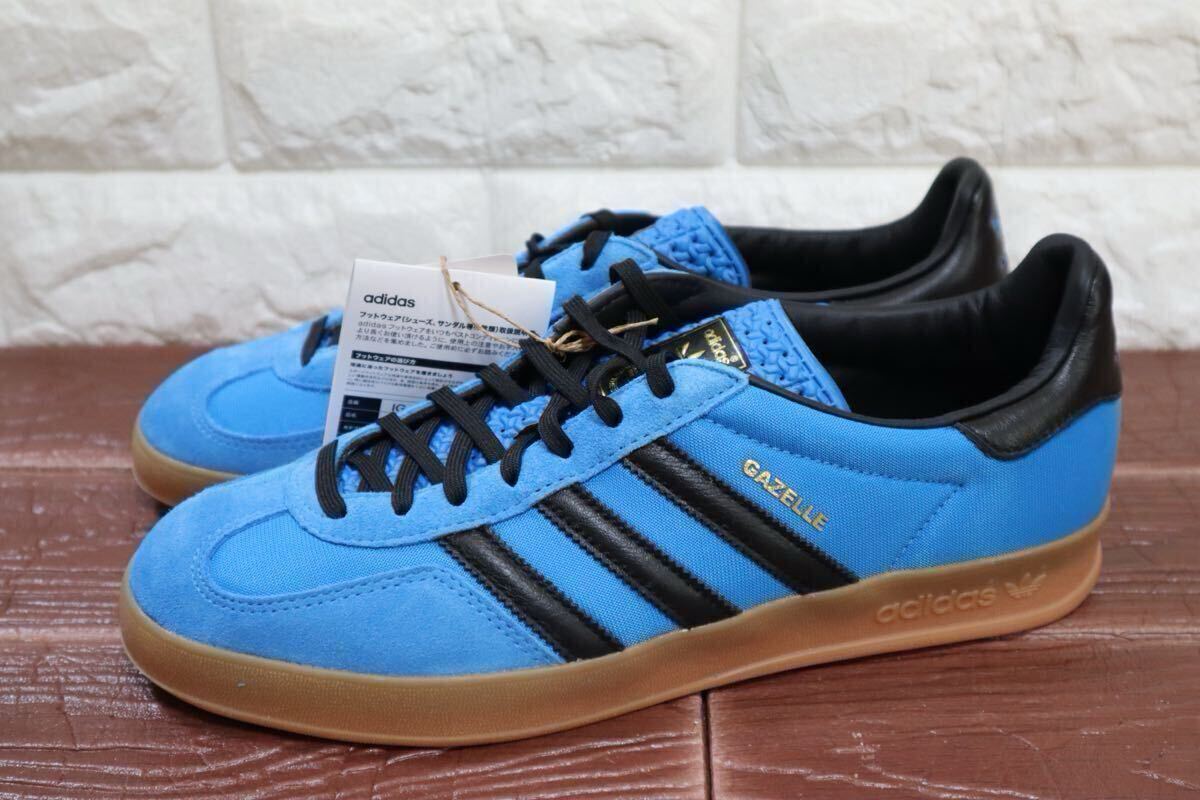  новый товар обычная цена 18700 иен 26.5.adidas originals Adidas Originals gazeru Индия aGAZELLE INDOOR lze50 яркий голубой IG4998