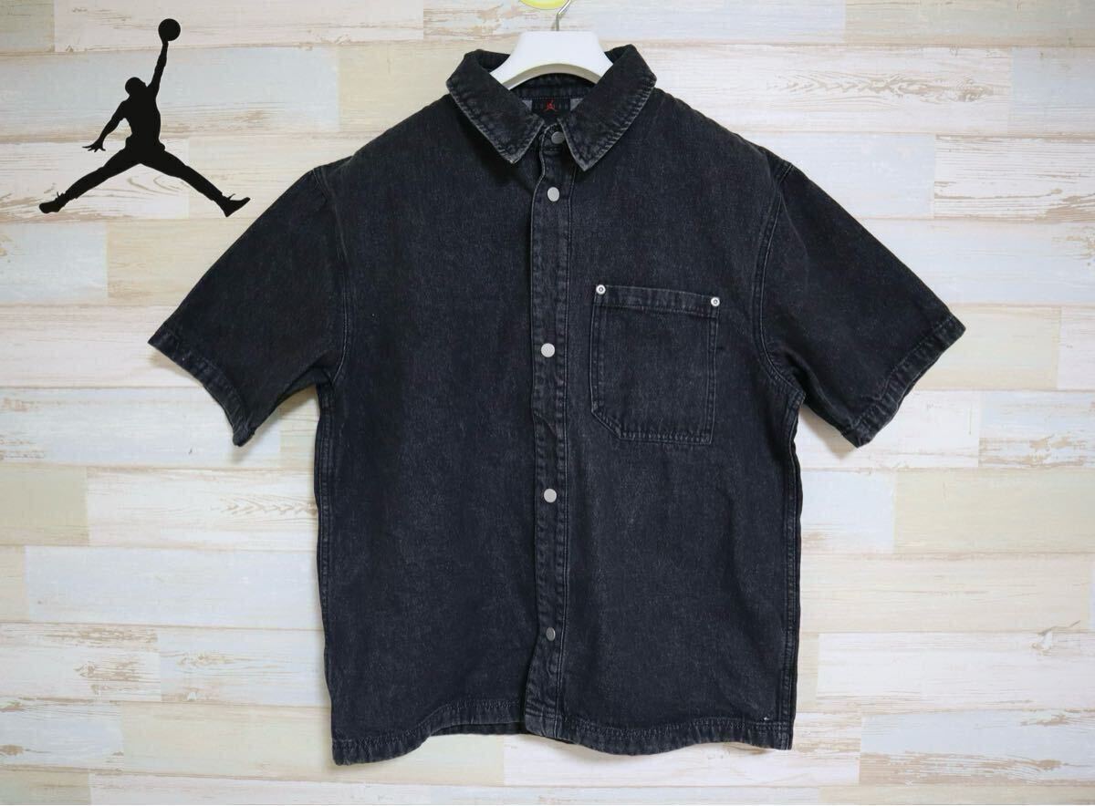 新品 XL(USサイズ) NIKE ナイキ ジョーダン デニム 半袖シャツ 新品 XL(USサイズ) NIKE ナイキ ジョーダン デニム 半袖シャツ