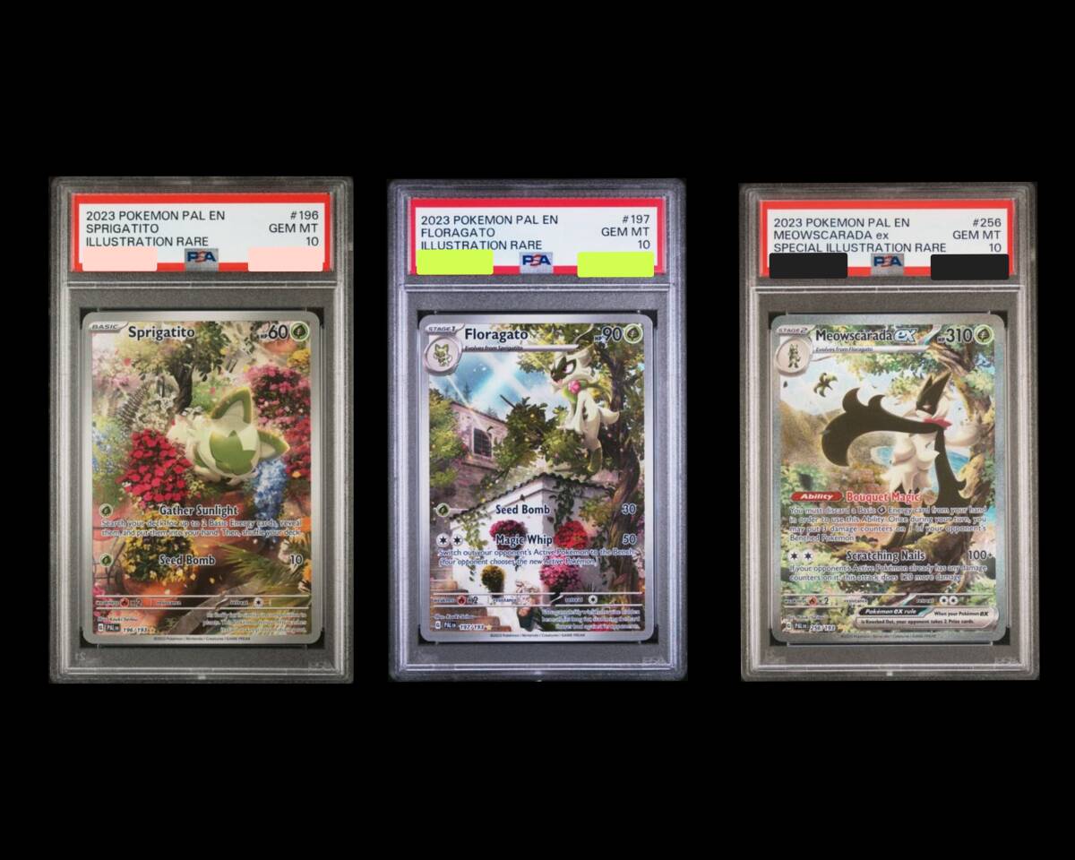 PSA10)英語版 ニャオハ&ニャローテ&マスカーニャ3枚セット PSA10)英語版 ニャオハ&ニャローテ&マスカーニャ3枚セット