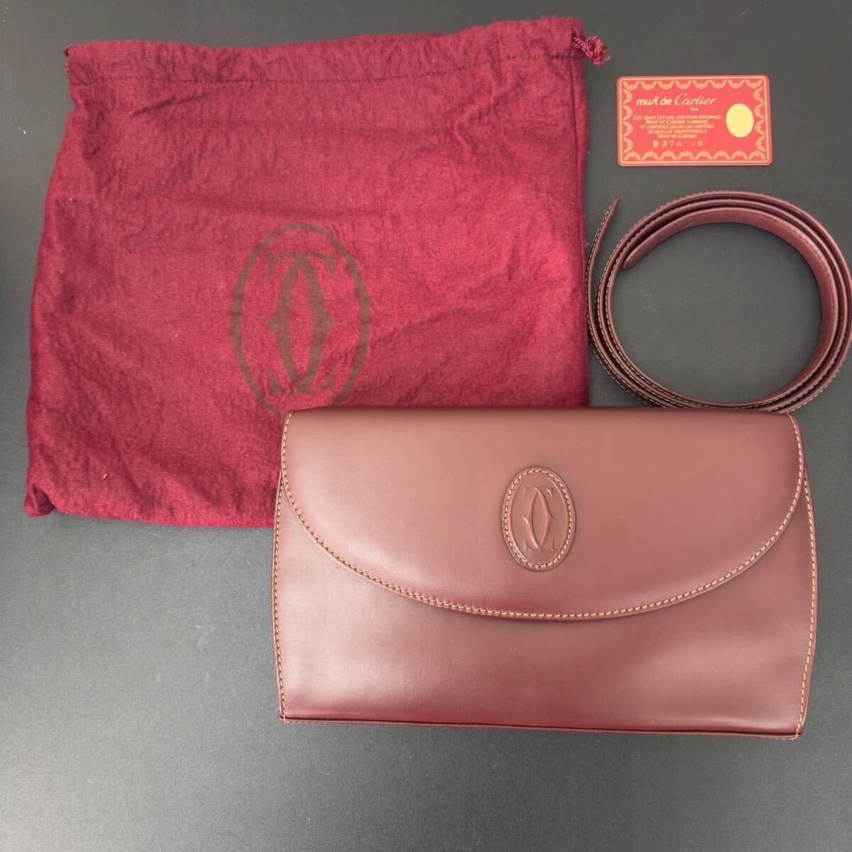 1円スタート Cartier カルティエ☆マストライン☆ショルダー 1円スタート Cartier カルティエ☆マストライン☆ショルダー