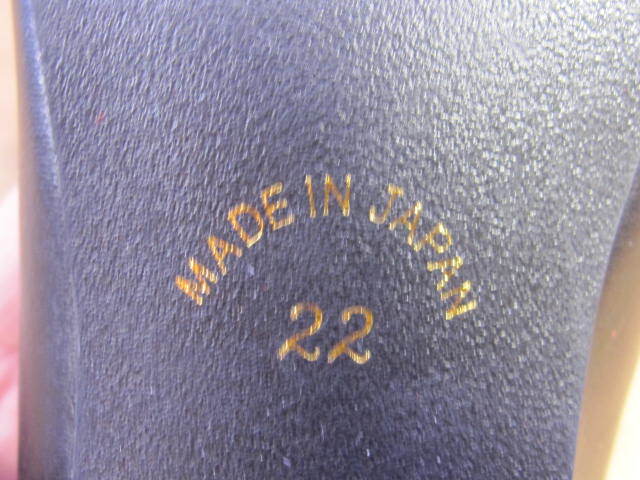 ♪定形外　やさしい靴工房 Belle&Sofa　パンプス　22ｃｍ　黒色　ブラック　（0704）_画像5