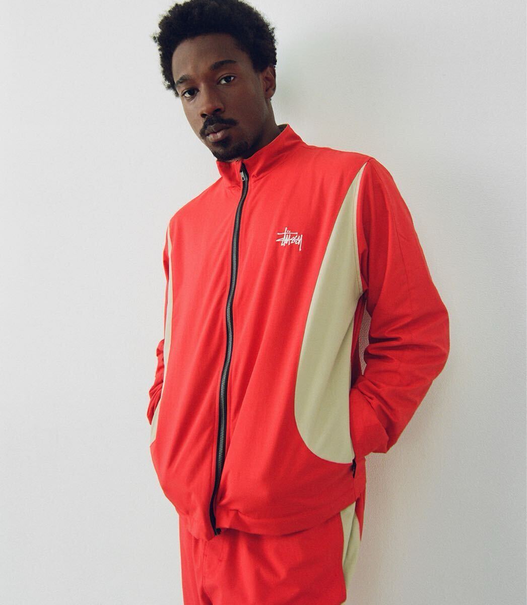 現行】Stussy Panel Track Jacket L ステューシー ナイロン 現行】Stussy Panel Track Jacket L ステューシー ナイロン