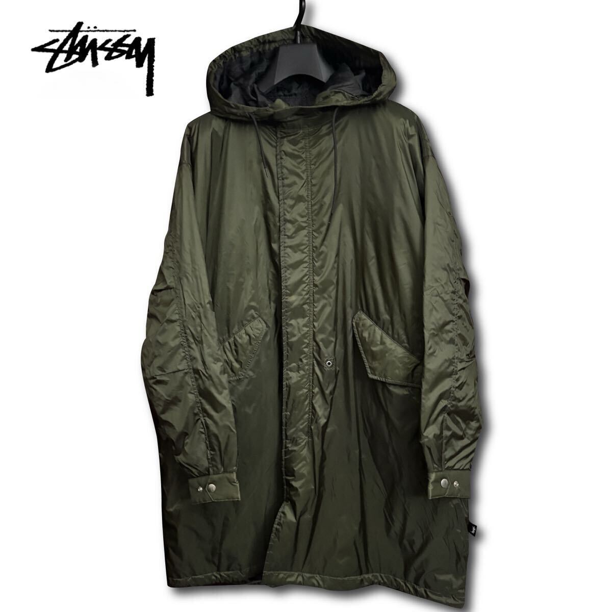 美品】Stussy Nylon Mods Coat ステューシー モッズコート 美品】Stussy Nylon Mods Coat ステューシー モッズコート