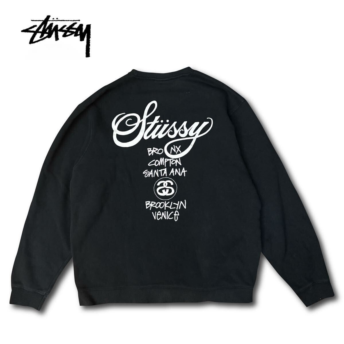 定番】Stussy World Tour Sweat Shirts ステューシー スウェット 定番】Stussy World Tour Sweat Shirts ステューシー スウェット