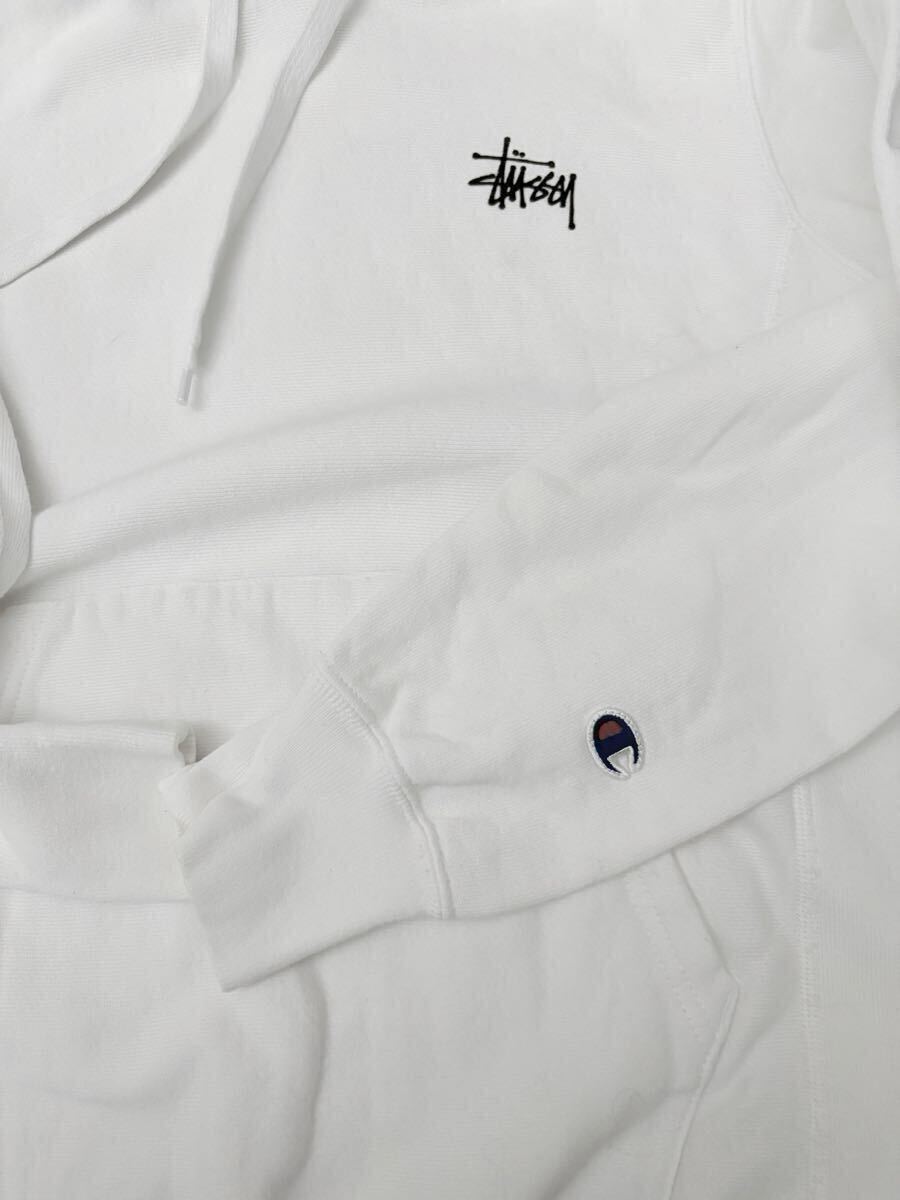 レア】Stussy x Champion Reverse Weave Hoodie ステューシー レア】Stussy x Champion Reverse Weave Hoodie ステューシー