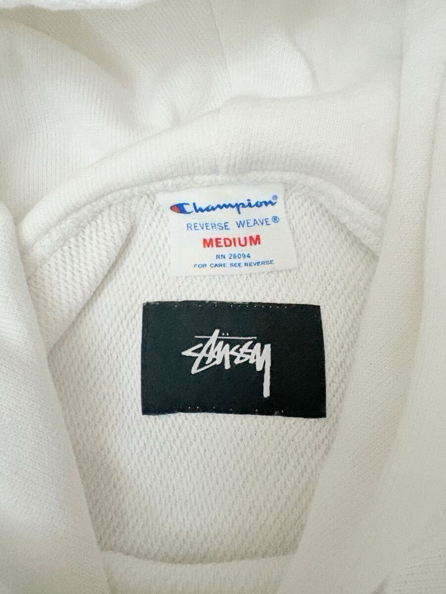 レア】Stussy x Champion Reverse Weave Hoodie ステューシー レア】Stussy x Champion Reverse Weave Hoodie ステューシー