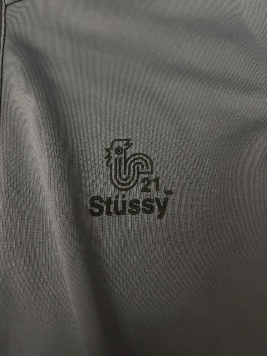 90s】Stussy Track Jacket ステューシー スウェット グレー 90s】Stussy Track Jacket ステューシー スウェット グレー