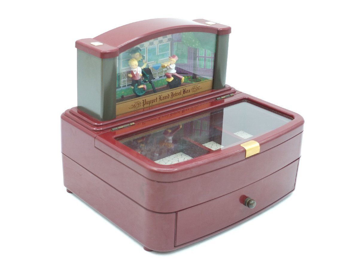 [z31228]TWINBIRDtsu Inver toIR-683 type кейс для украшений ювелирные изделия кейс Vintage музыкальная шкатулка есть дешевый старт 