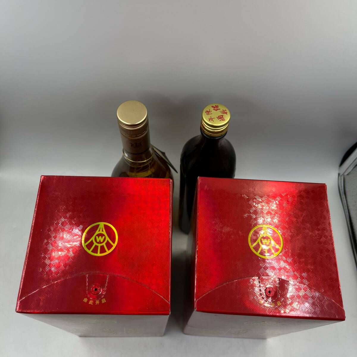 B2403☆未開栓 海外お酒 4本(高麗人参,紹興酒, 五粮迎賓酒 B2403☆未開栓 海外お酒 4本(高麗人参,紹興酒, 五粮迎賓酒