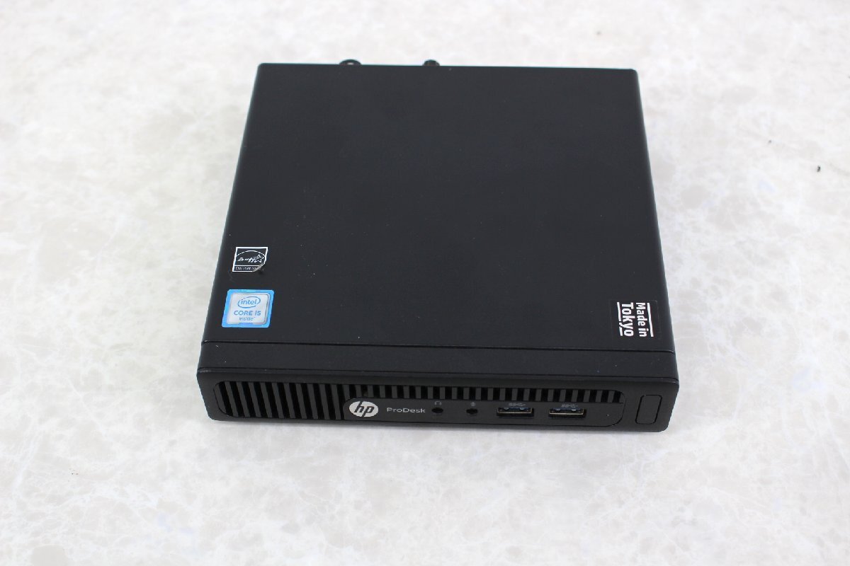 △現(xiàn)狀品△ HP miniPC ProDesk 400 G2 DM Business PC[M2V15AV]　ACなし　i5-6500U/8GB/ストレージなし 傷み 生活臭 (2761465)