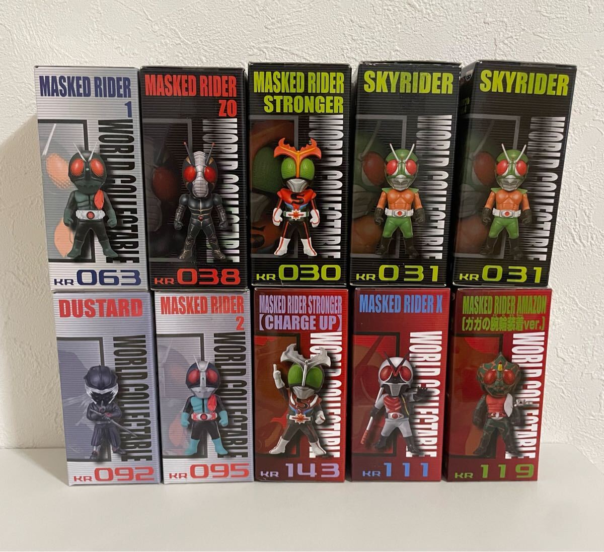 仮面ライダー ワールドコレクタブルフィギュア 色々10体 (仮面 仮面ライダー ワールドコレクタブルフィギュア 色々10体 (仮面