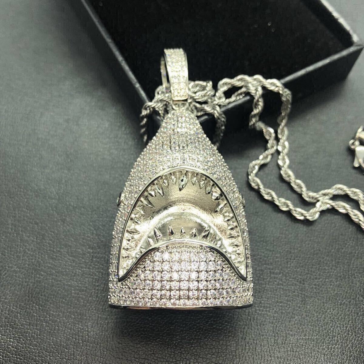 新品】ビック シャーク サメ 鮫 ジョーンズ ネックレス 新品】ビック シャーク サメ 鮫 ジョーンズ ネックレス