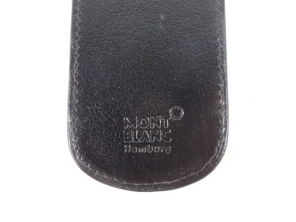 MONTBLANC/モンブラン/レザー/皮革/ペンケース/2本用/黒 MONTBLANC/モンブラン/レザー/皮革/ペンケース/2本用/黒