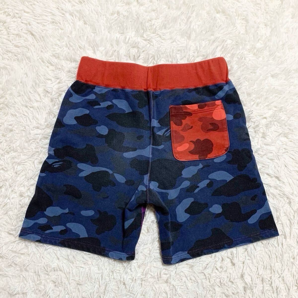 A BATHING APE ショートパンツ ハーフパンツ シャーク カモ 迷彩 A BATHING APE ショートパンツ ハーフパンツ シャーク カモ 迷彩