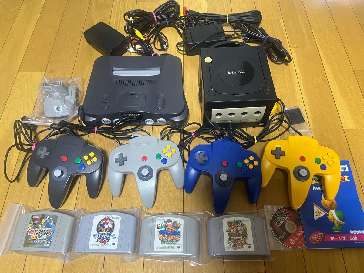 任天堂GAME CUBE本体&任天堂64本体&コントローラー&ソフト(本体 任天堂GAME CUBE本体&任天堂64本体&コントローラー&ソフト(本体
