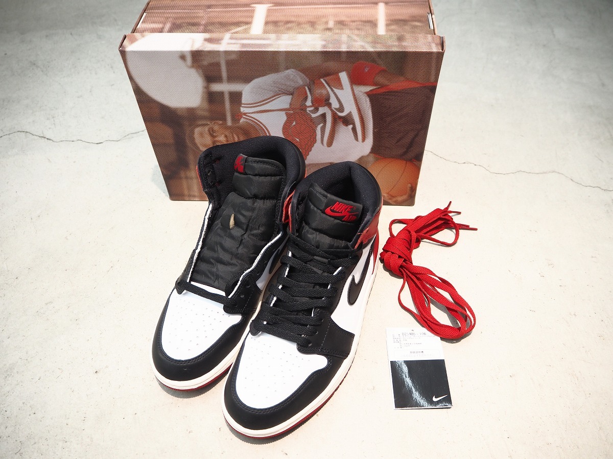 美品 正規 NIKE AIR JORDAN 1 RETRO HIGH OG Black Toe 美品 正規 NIKE AIR JORDAN 1 RETRO HIGH OG Black Toe