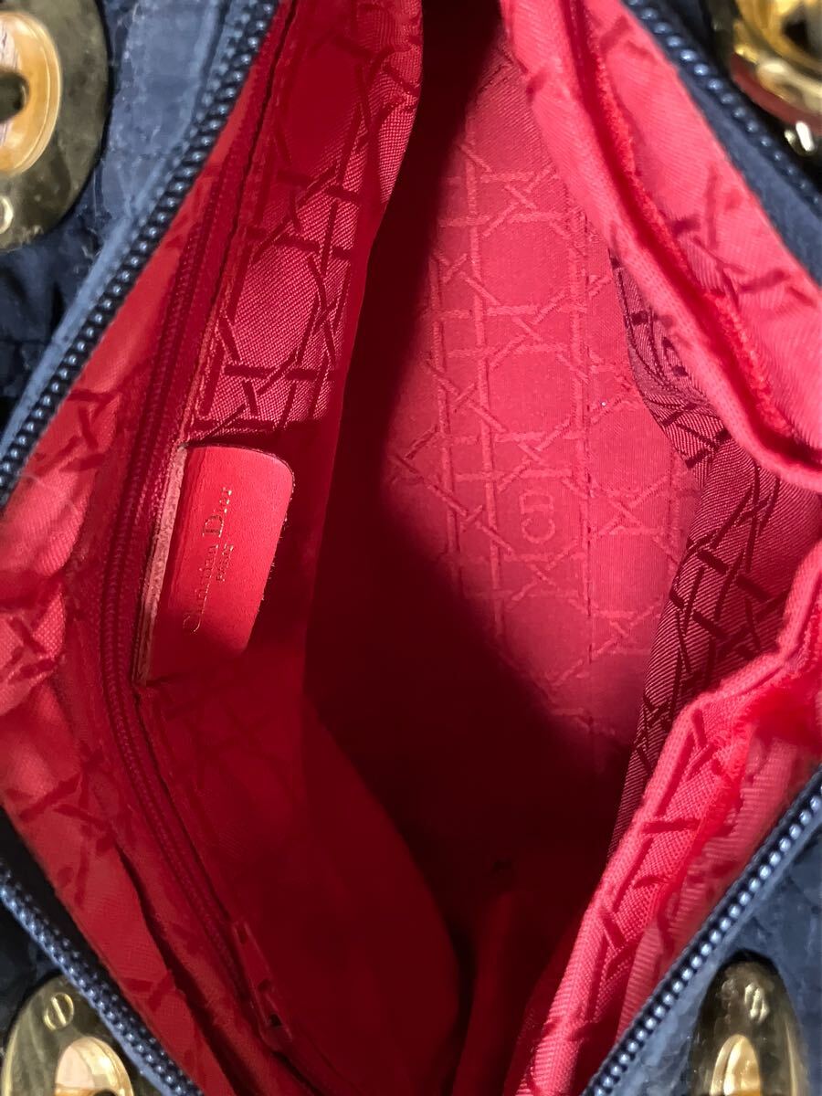 Dior クリスチャンディオール カナージュ ハンドバッグ ブラック Dior クリスチャンディオール カナージュ ハンドバッグ ブラック