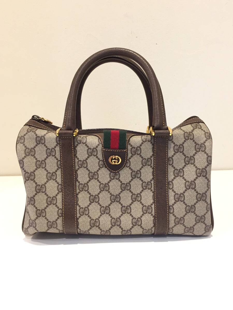 中古品】GUCCI グッチ オールドグッチ 40.02.006 ミニボストン 中古品】GUCCI グッチ オールドグッチ 40.02.006 ミニボストン